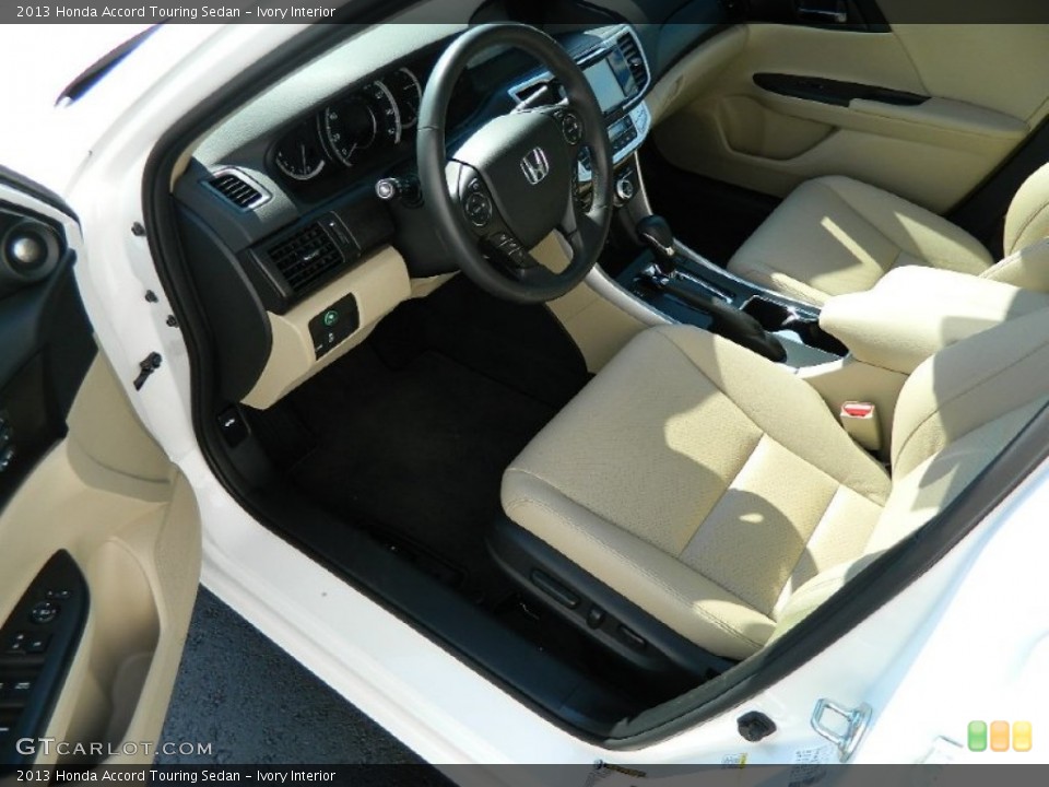 Ivory Interior Prime Interior for the 2013 Honda Accord Touring Sedan #83421115