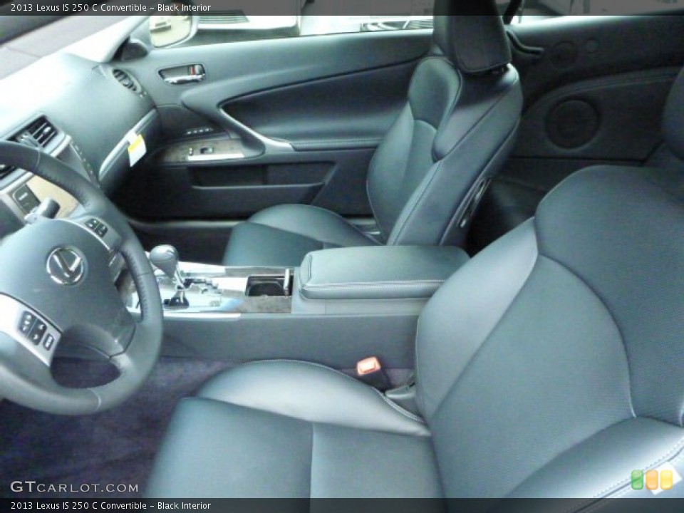 Black Interior Photo for the 2013 Lexus IS 250 C Convertible #83421742
