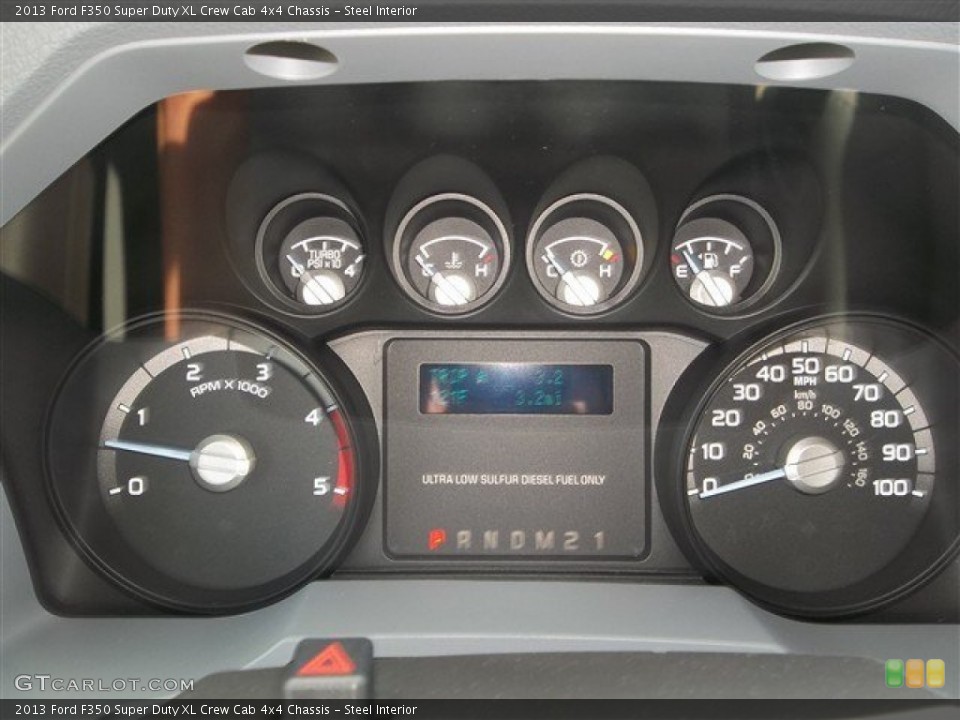 Steel Interior Gauges for the 2013 Ford F350 Super Duty XL Crew Cab 4x4 Chassis #83423338