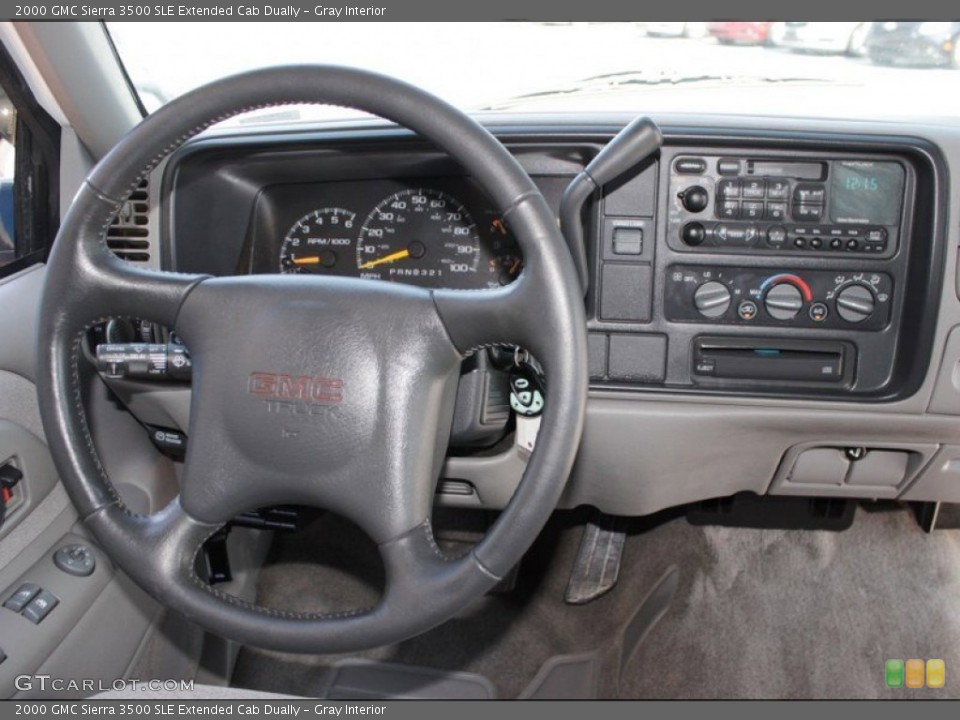 Gray Interior Steering Wheel for the 2000 GMC Sierra 3500 SLE Extended Cab Dually #83425129