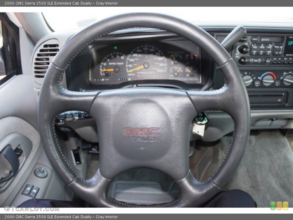 Gray Interior Steering Wheel for the 2000 GMC Sierra 3500 SLE Extended Cab Dually #83425600