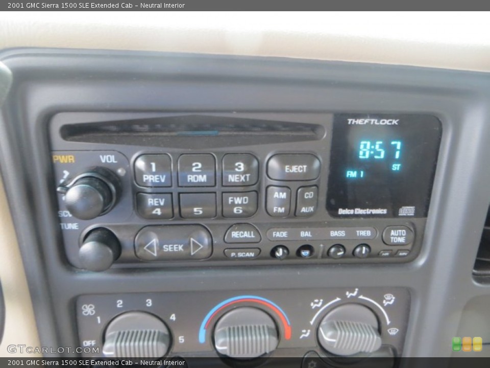 Neutral Interior Audio System for the 2001 GMC Sierra 1500 SLE Extended Cab #83427884