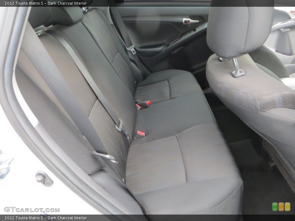 Dark Charcoal Interior Rear Seat for the 2012 Toyota Matrix S #83429590