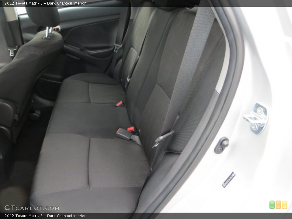 Dark Charcoal Interior Rear Seat for the 2012 Toyota Matrix S #83429658
