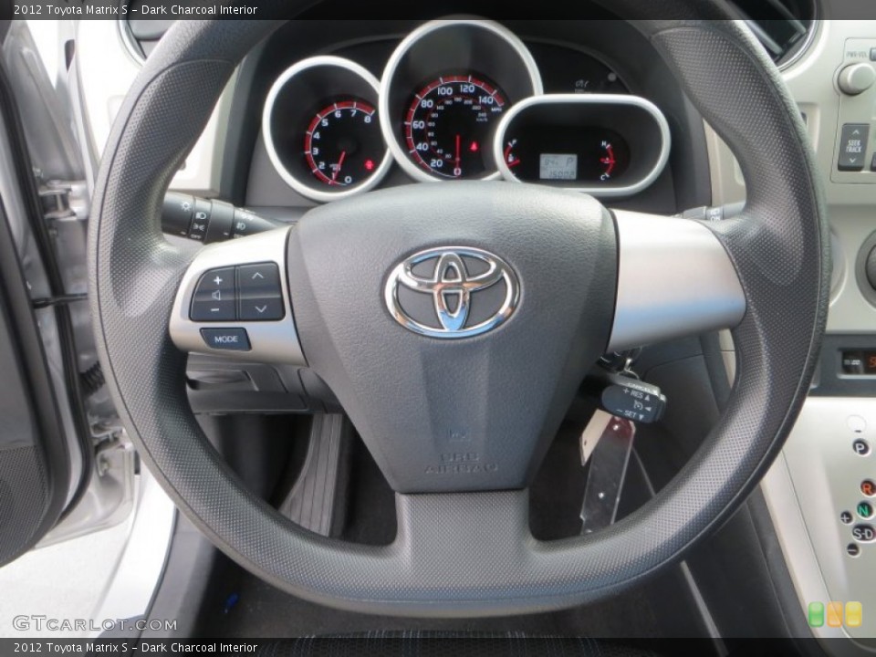 Dark Charcoal Interior Steering Wheel for the 2012 Toyota Matrix S #83429884