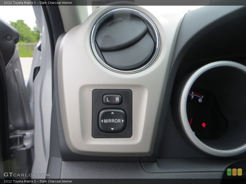 Dark Charcoal Interior Controls for the 2012 Toyota Matrix S #83429956