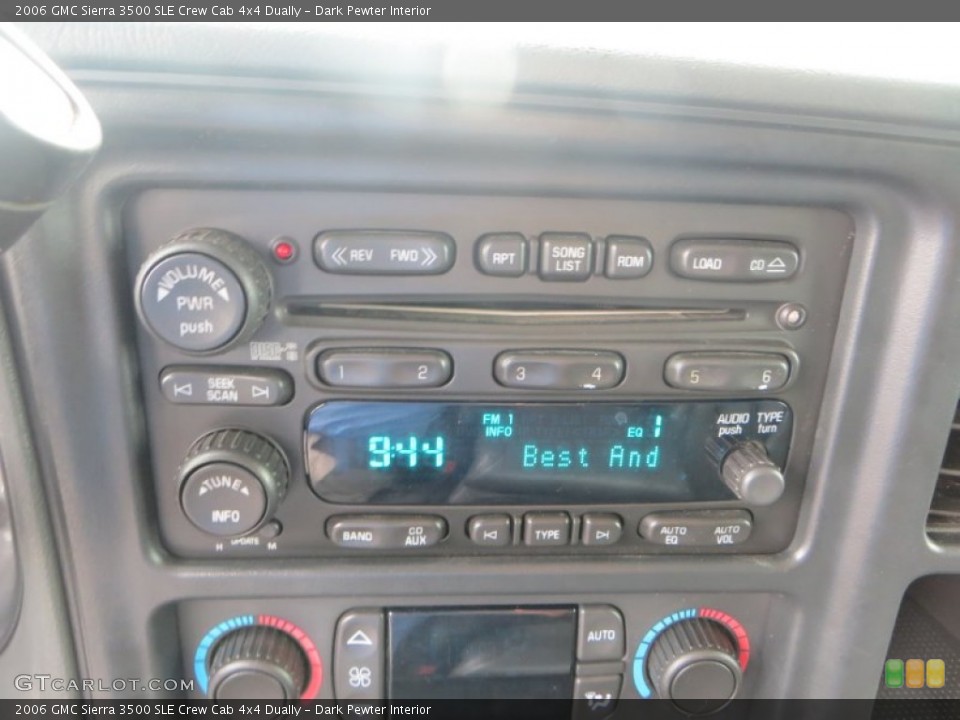 Dark Pewter Interior Audio System for the 2006 GMC Sierra 3500 SLE Crew Cab 4x4 Dually #83430870