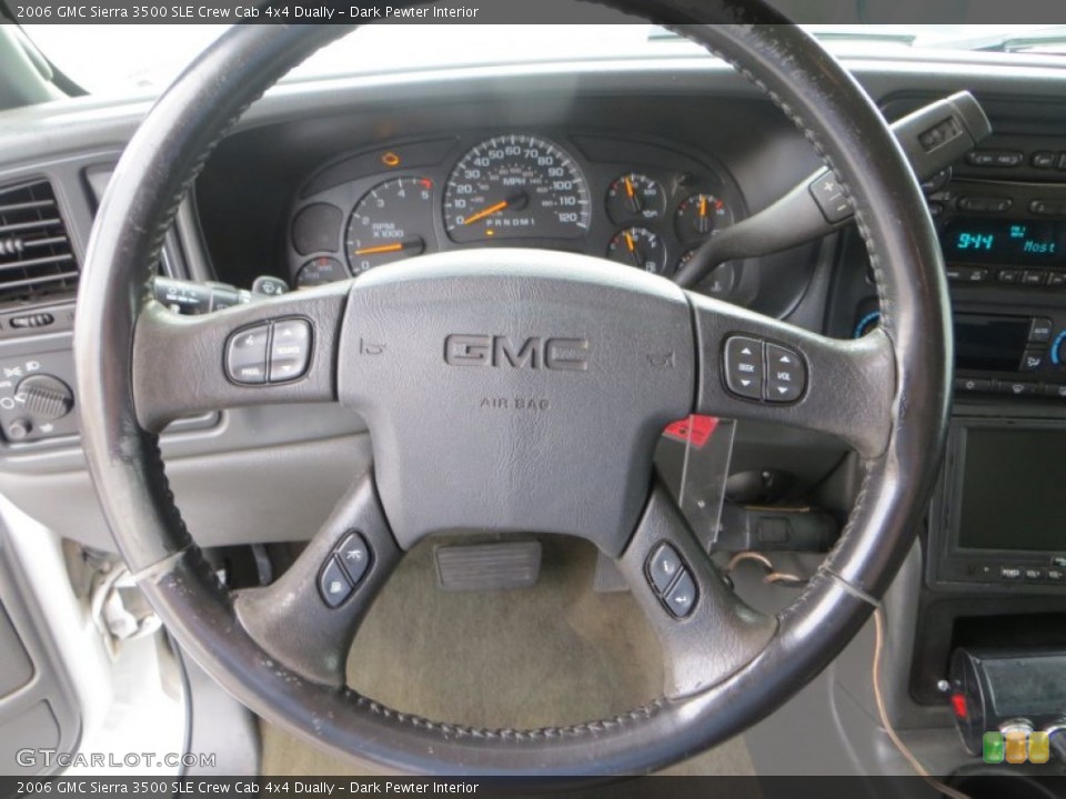 Dark Pewter Interior Steering Wheel for the 2006 GMC Sierra 3500 SLE Crew Cab 4x4 Dually #83430936