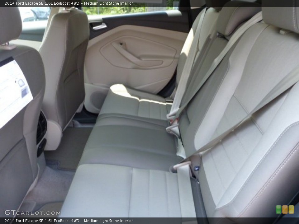 Medium Light Stone Interior Rear Seat for the 2014 Ford Escape SE 1.6L EcoBoost 4WD #83431042
