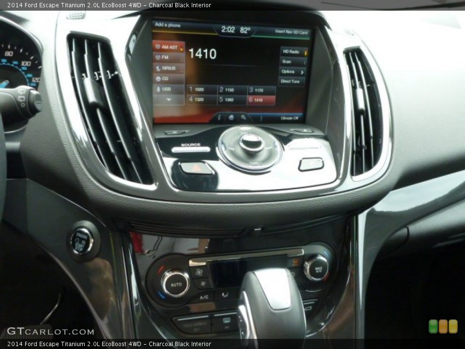 Charcoal Black Interior Controls for the 2014 Ford Escape Titanium 2.0L EcoBoost 4WD #83432146