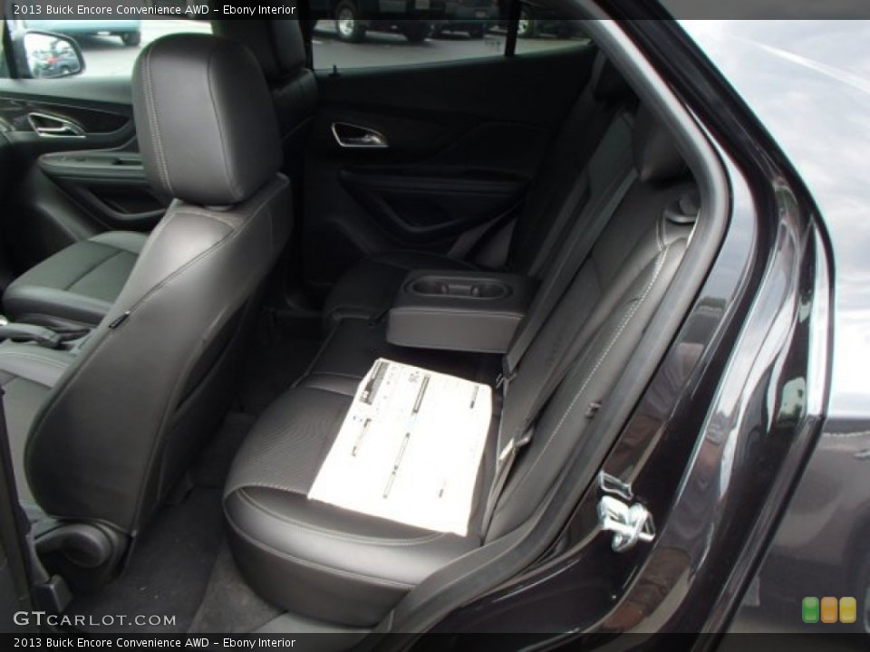 Ebony Interior Rear Seat for the 2013 Buick Encore Convenience AWD #83432536