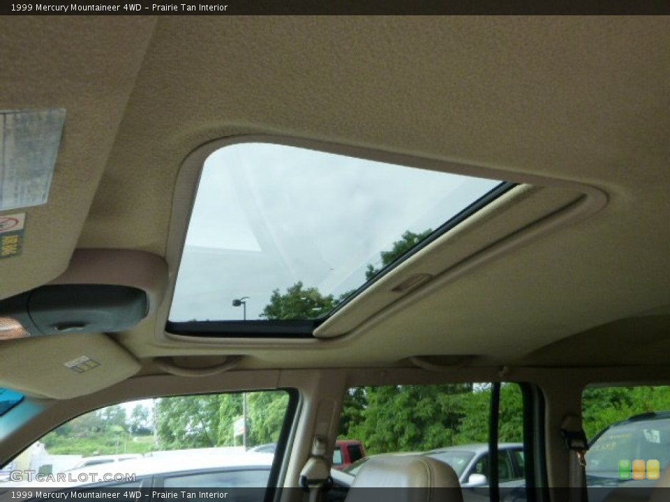Prairie Tan Interior Sunroof for the 1999 Mercury Mountaineer 4WD #83434216