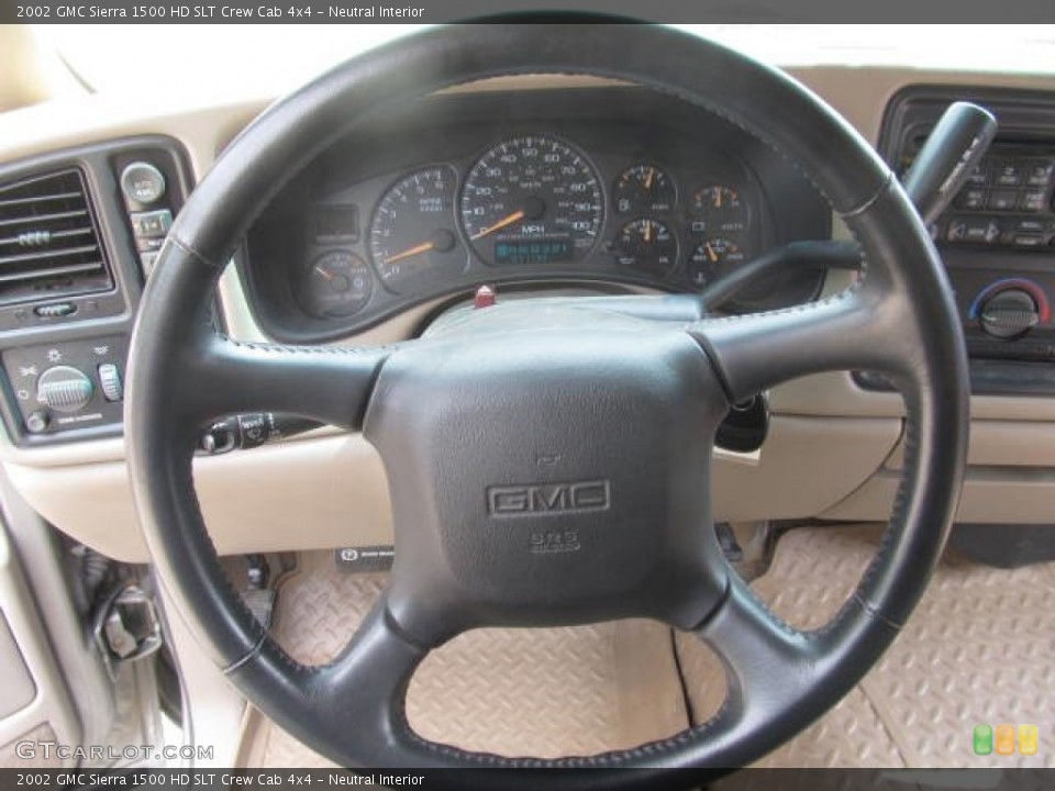 Neutral Interior Steering Wheel for the 2002 GMC Sierra 1500 HD SLT Crew Cab 4x4 #83434510