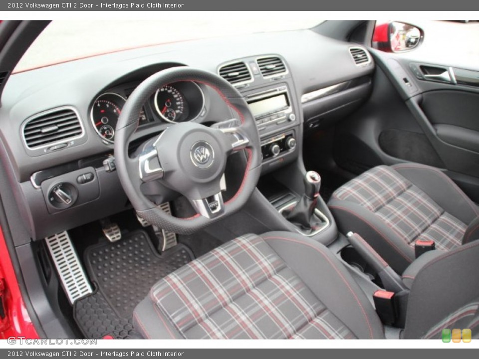 Interlagos Plaid Cloth Interior Photo for the 2012 Volkswagen GTI 2 Door #83434708