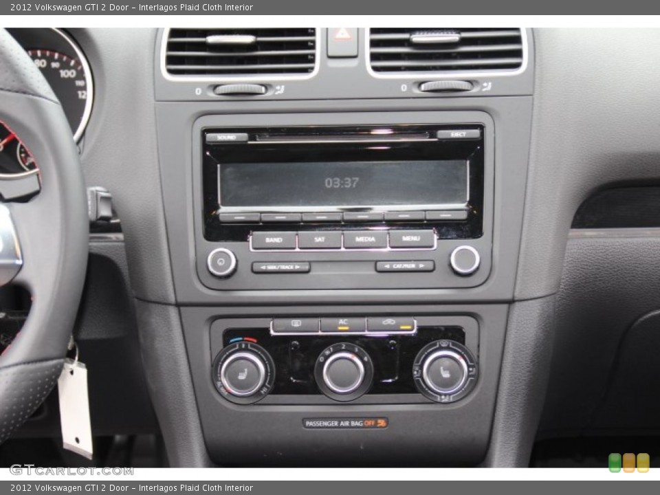 Interlagos Plaid Cloth Interior Audio System for the 2012 Volkswagen GTI 2 Door #83434803