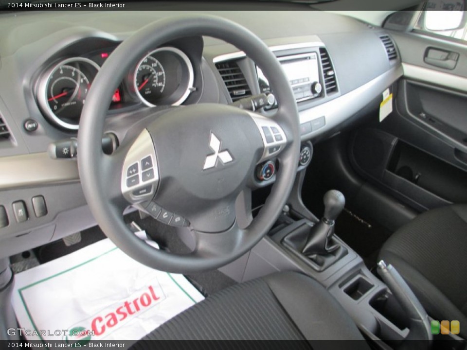 Black Interior Dashboard for the 2014 Mitsubishi Lancer ES #83435290