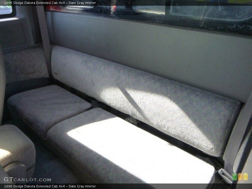 Slate Gray Interior Rear Seat for the 1996 Dodge Dakota Extended Cab 4x4 #83435596