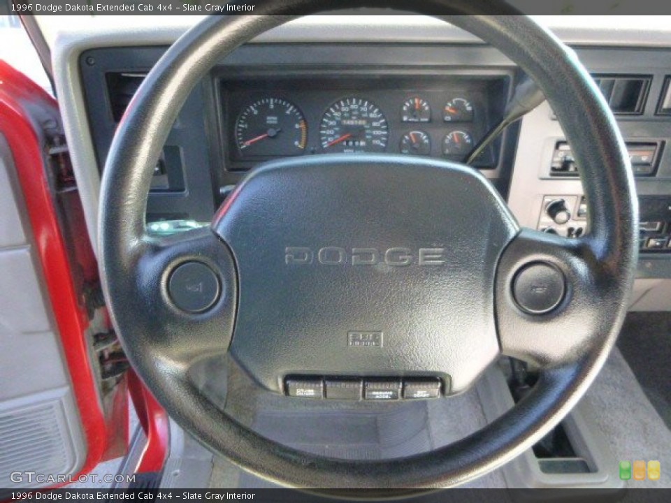 Slate Gray Interior Steering Wheel for the 1996 Dodge Dakota Extended Cab 4x4 #83435674