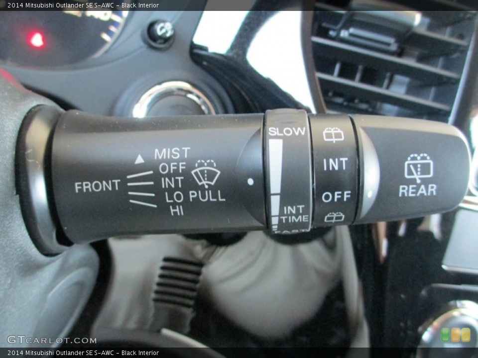 Black Interior Controls for the 2014 Mitsubishi Outlander SE S-AWC #83435853