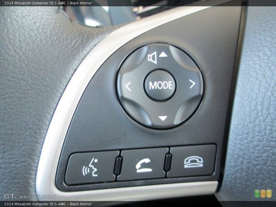 Black Interior Controls for the 2014 Mitsubishi Outlander SE S-AWC #83435875