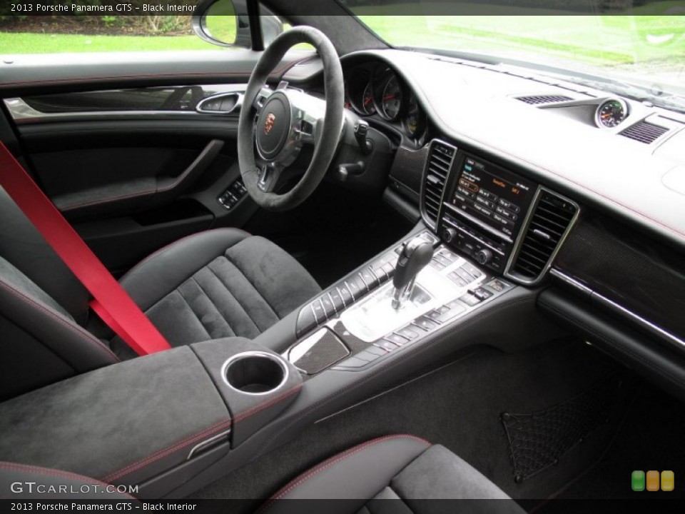 Black Interior Dashboard for the 2013 Porsche Panamera GTS #83436230