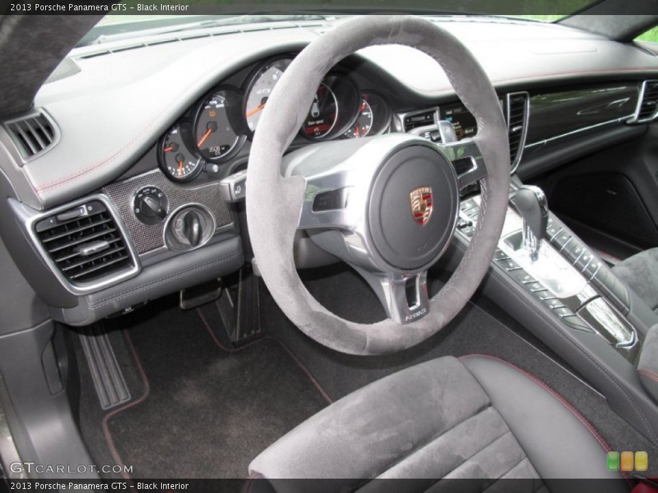 Black Interior Steering Wheel for the 2013 Porsche Panamera GTS #83436304