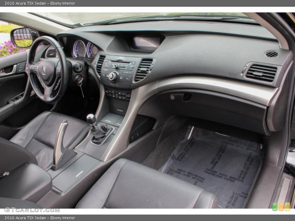 Ebony Interior Dashboard for the 2010 Acura TSX Sedan #83436526