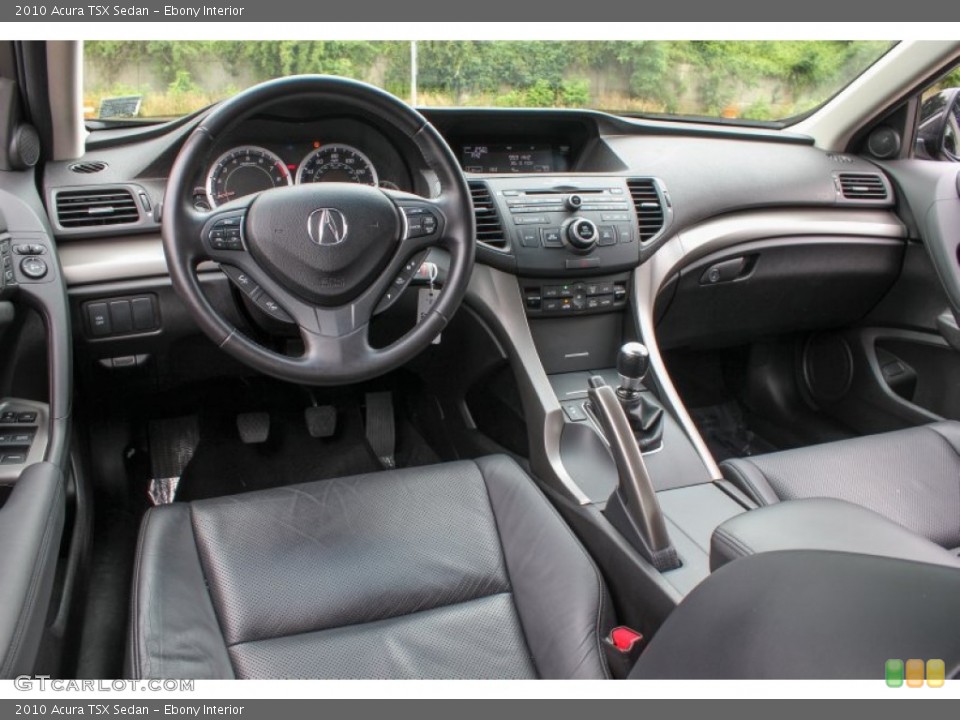 Ebony Interior Prime Interior for the 2010 Acura TSX Sedan #83436694