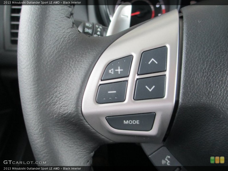 Black Interior Controls for the 2013 Mitsubishi Outlander Sport LE AWD #83437255