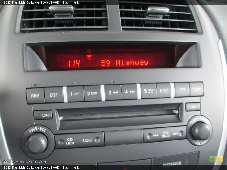 Black Interior Audio System for the 2013 Mitsubishi Outlander Sport LE AWD #83437330