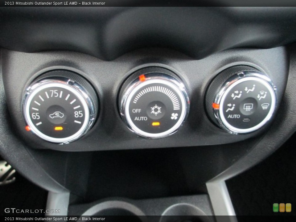 Black Interior Controls for the 2013 Mitsubishi Outlander Sport LE AWD #83437366