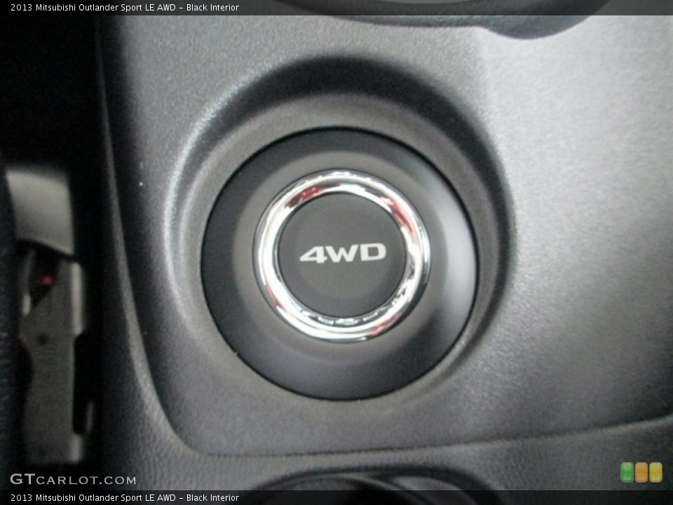 Black Interior Controls for the 2013 Mitsubishi Outlander Sport LE AWD #83437396