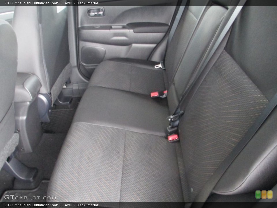 Black Interior Rear Seat for the 2013 Mitsubishi Outlander Sport LE AWD #83437468