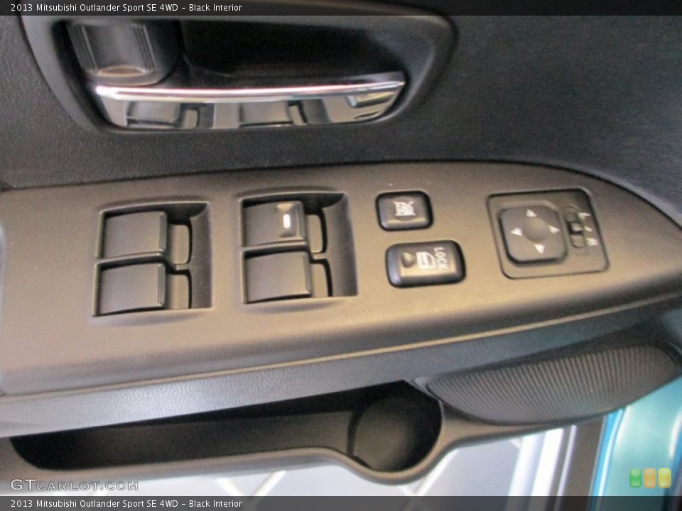 Black Interior Controls for the 2013 Mitsubishi Outlander Sport SE 4WD #83438899