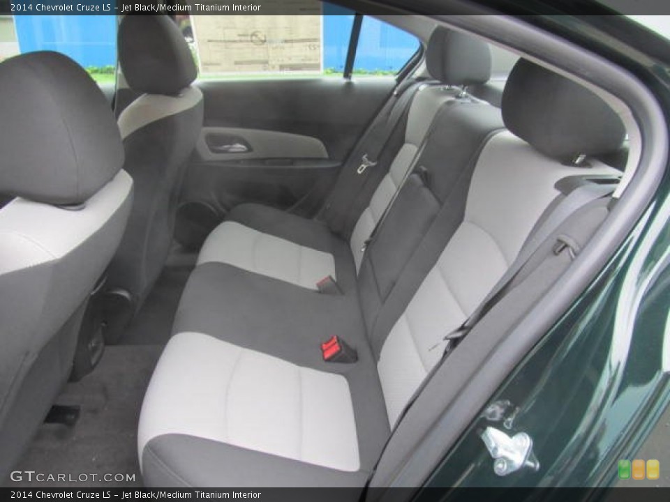 Jet Black/Medium Titanium Interior Rear Seat for the 2014 Chevrolet Cruze LS #83439244