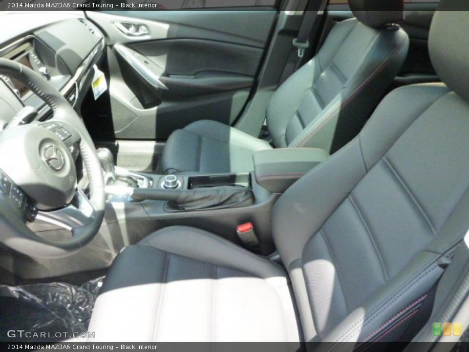 Black Interior Front Seat for the 2014 Mazda MAZDA6 Grand Touring #83444308