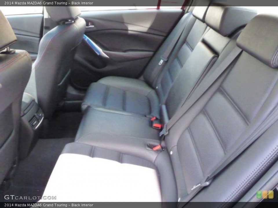 Black Interior Rear Seat for the 2014 Mazda MAZDA6 Grand Touring #83444321