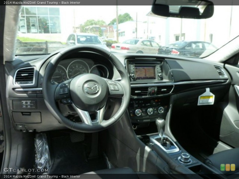 Black Interior Dashboard for the 2014 Mazda MAZDA6 Grand Touring #83444336