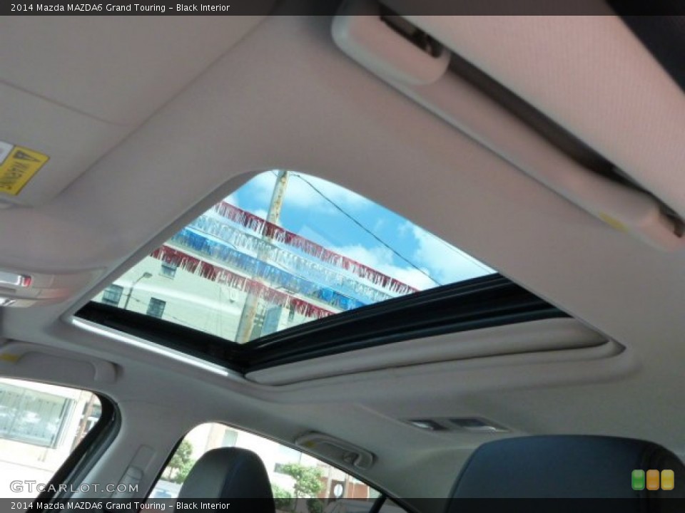 Black Interior Sunroof for the 2014 Mazda MAZDA6 Grand Touring #83444390