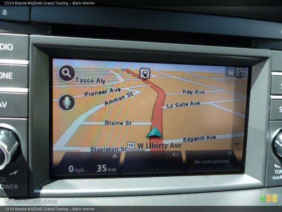 Black Interior Navigation for the 2014 Mazda MAZDA6 Grand Touring #83444416
