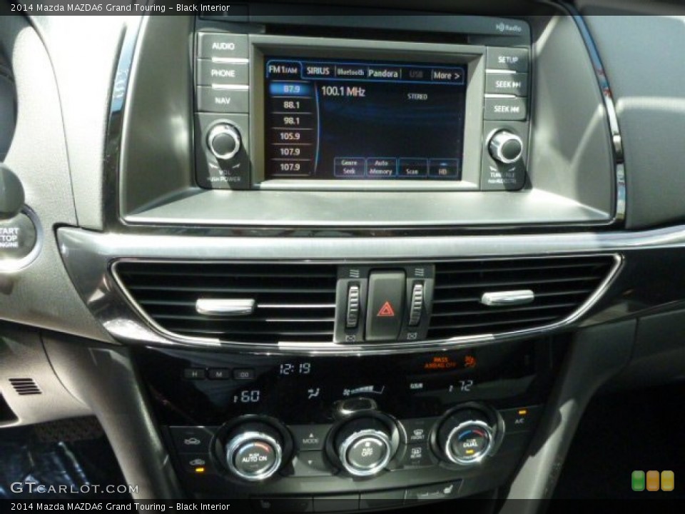 Black Interior Controls for the 2014 Mazda MAZDA6 Grand Touring #83444455