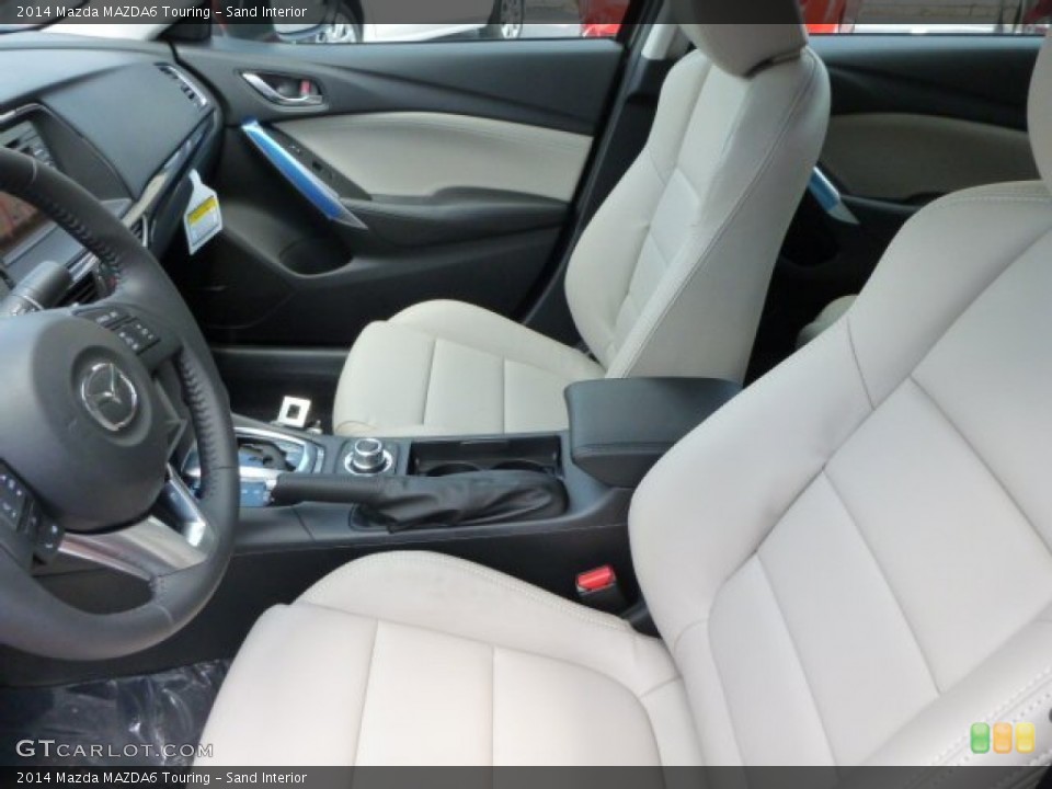 Sand Interior Front Seat for the 2014 Mazda MAZDA6 Touring #83444686