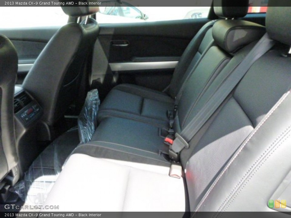 Black Interior Rear Seat for the 2013 Mazda CX-9 Grand Touring AWD #83445118