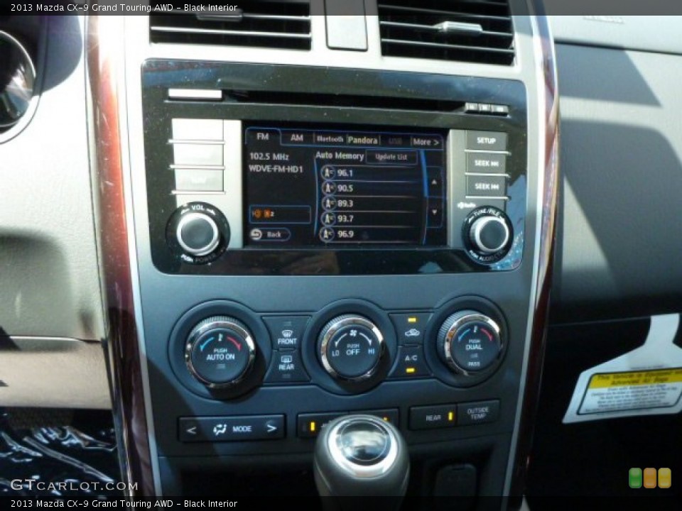 Black Interior Controls for the 2013 Mazda CX-9 Grand Touring AWD #83445229
