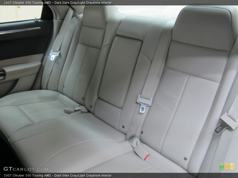 Dark Slate Gray/Light Graystone Interior Rear Seat for the 2007 Chrysler 300 Touring AWD #83448199