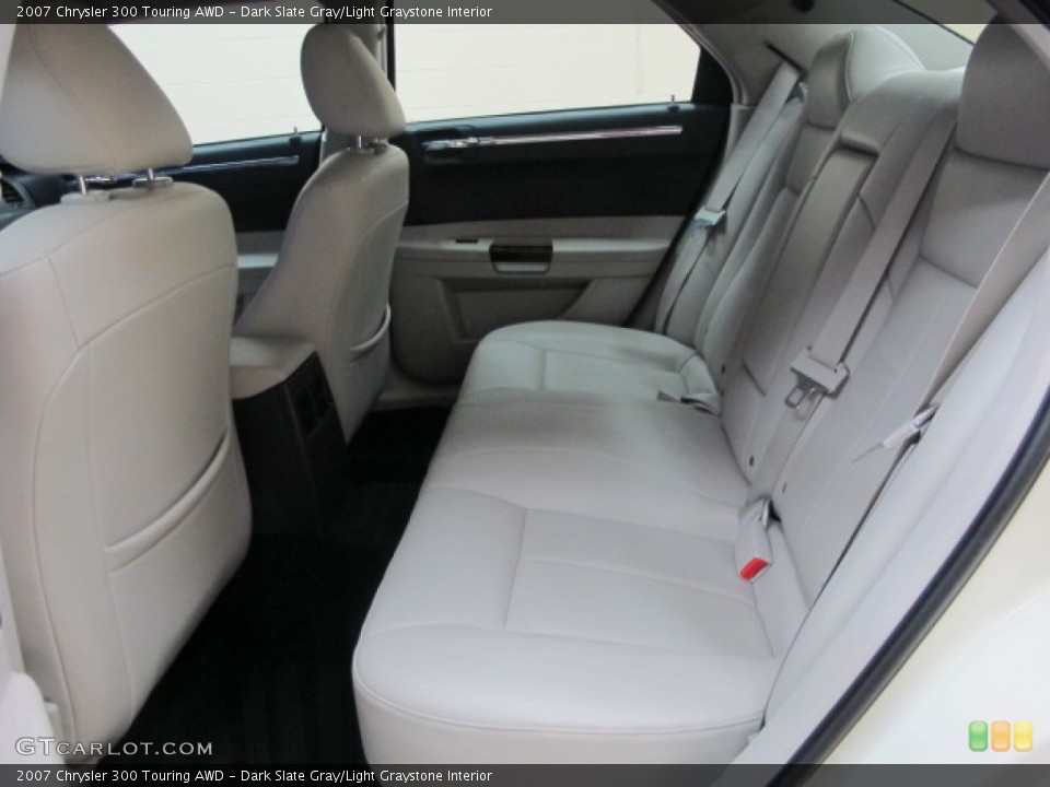 Dark Slate Gray/Light Graystone Interior Rear Seat for the 2007 Chrysler 300 Touring AWD #83448220