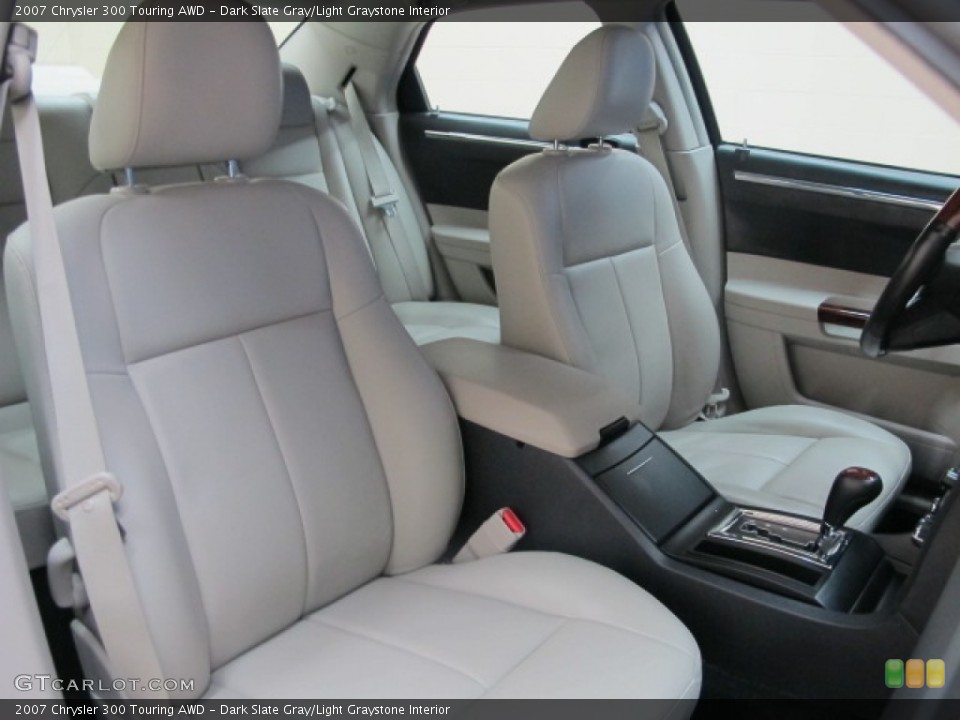 Dark Slate Gray/Light Graystone Interior Front Seat for the 2007 Chrysler 300 Touring AWD #83448292