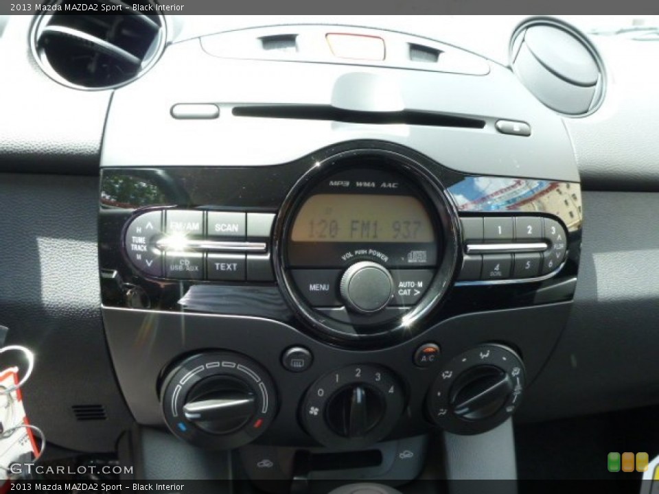 Black Interior Controls for the 2013 Mazda MAZDA2 Sport #83448334