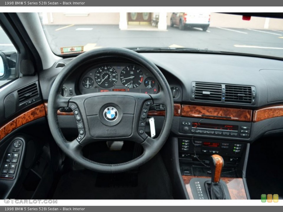 Black Interior Dashboard for the 1998 BMW 5 Series 528i Sedan #83448721 |  GTCarLot.com