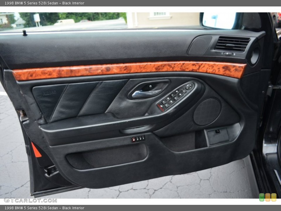 Black Interior Door Panel for the 1998 BMW 5 Series 528i Sedan #83448844